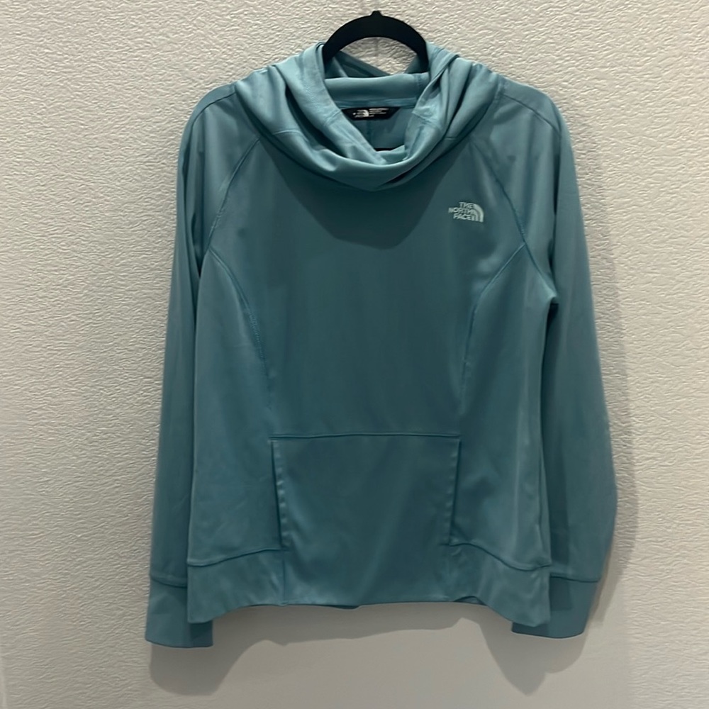 The North Face hoodie with turtleneck size large